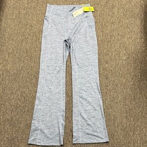 All I Motion women’s heather blue Flared Leggings Med